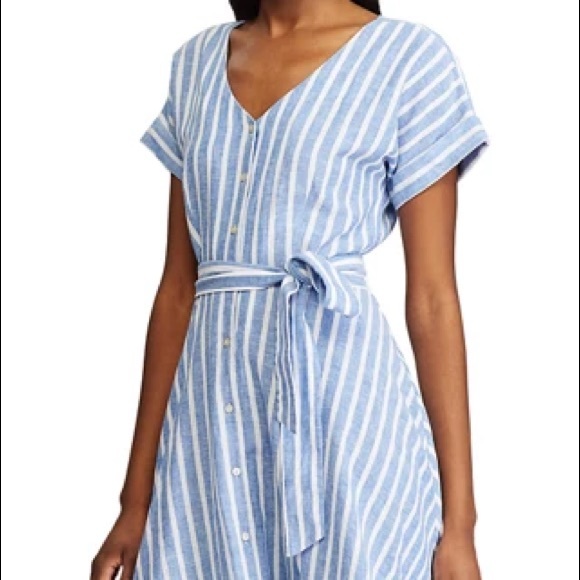 CHAPS Women's Button Front Day Dress S - Picture 3 of 11